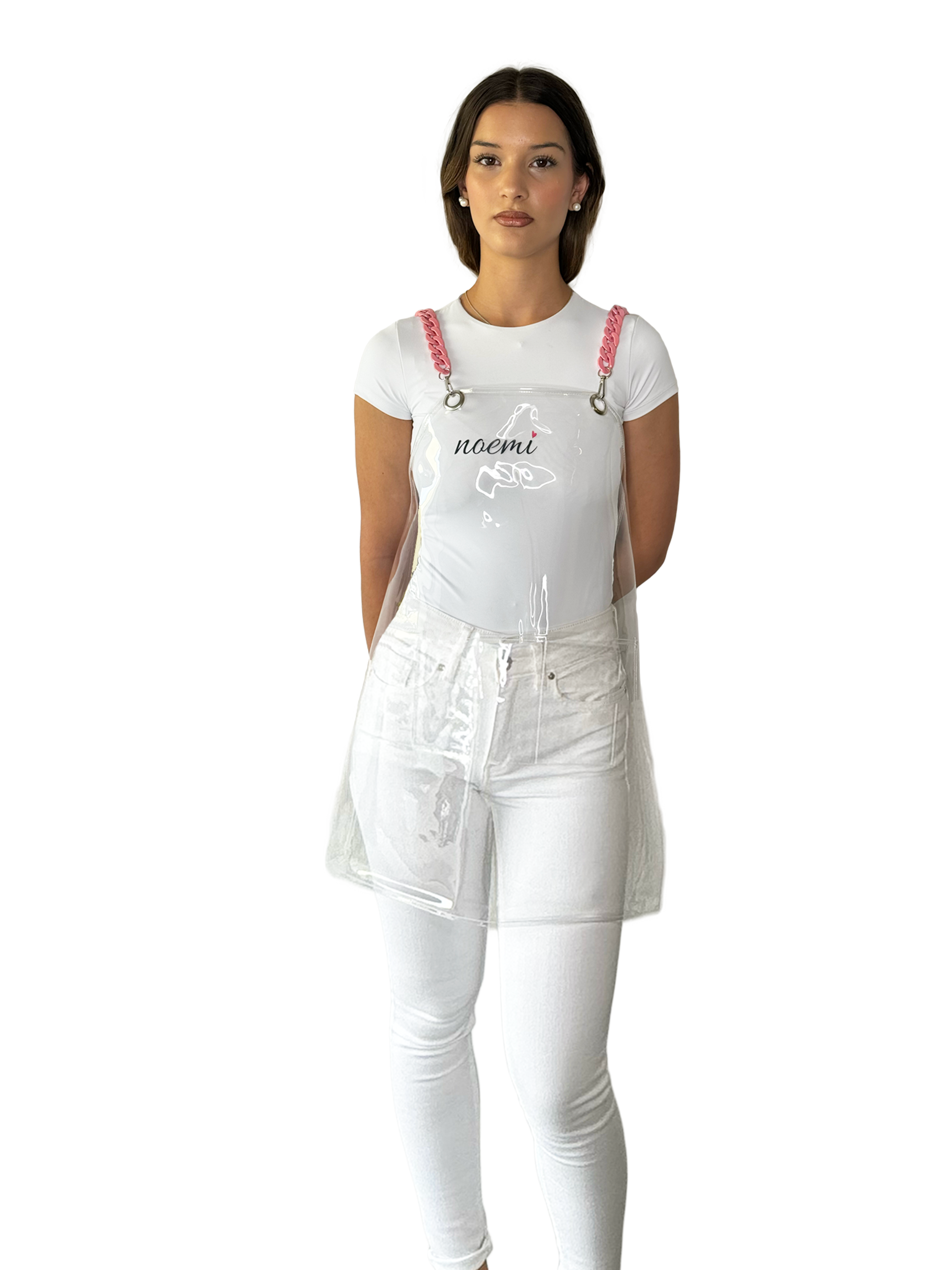 Apron with straps – Clear