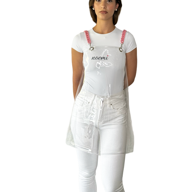 Noemi Apron With Straps – Clear