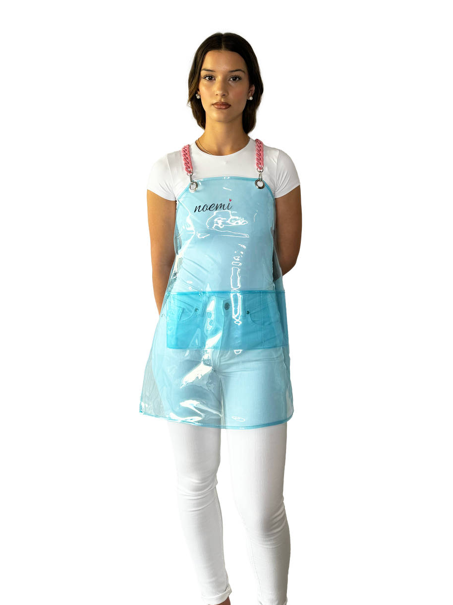 Apron with straps – Light Blue