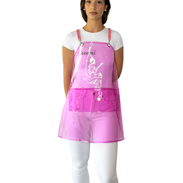 Noemi Apron With Straps – Pink