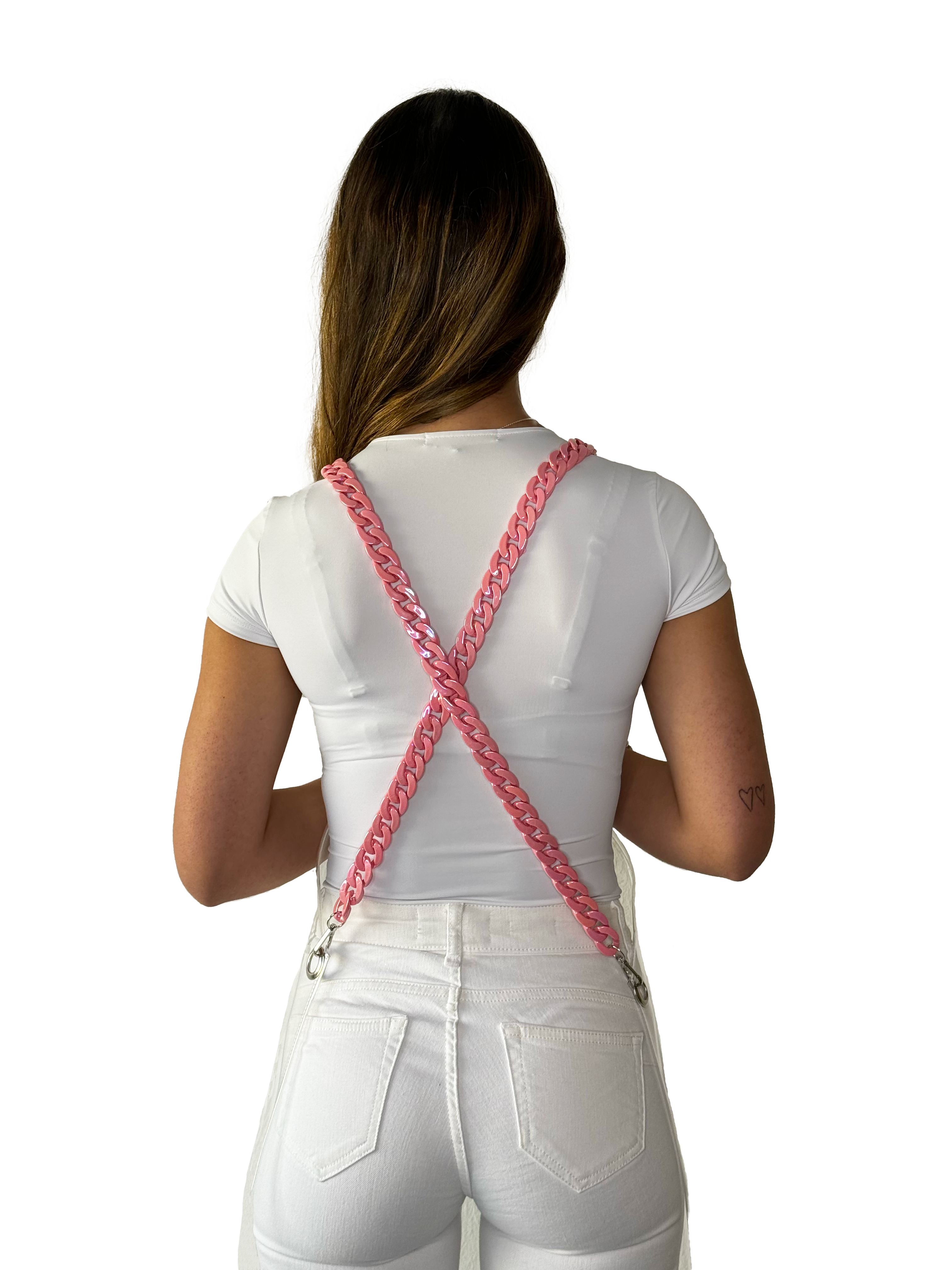 Apron with straps – Light Blue
