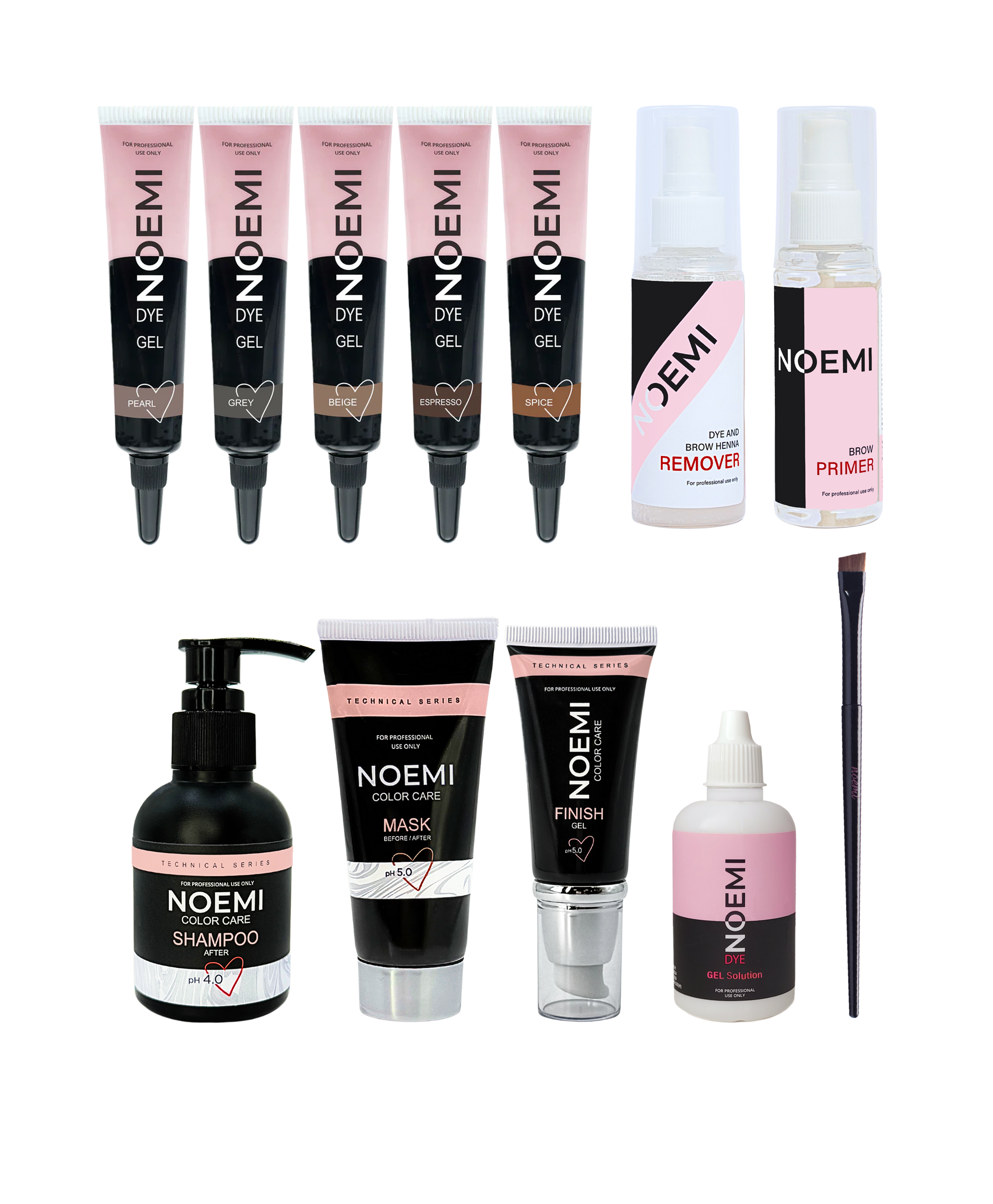 Gel dye - Professional Kit