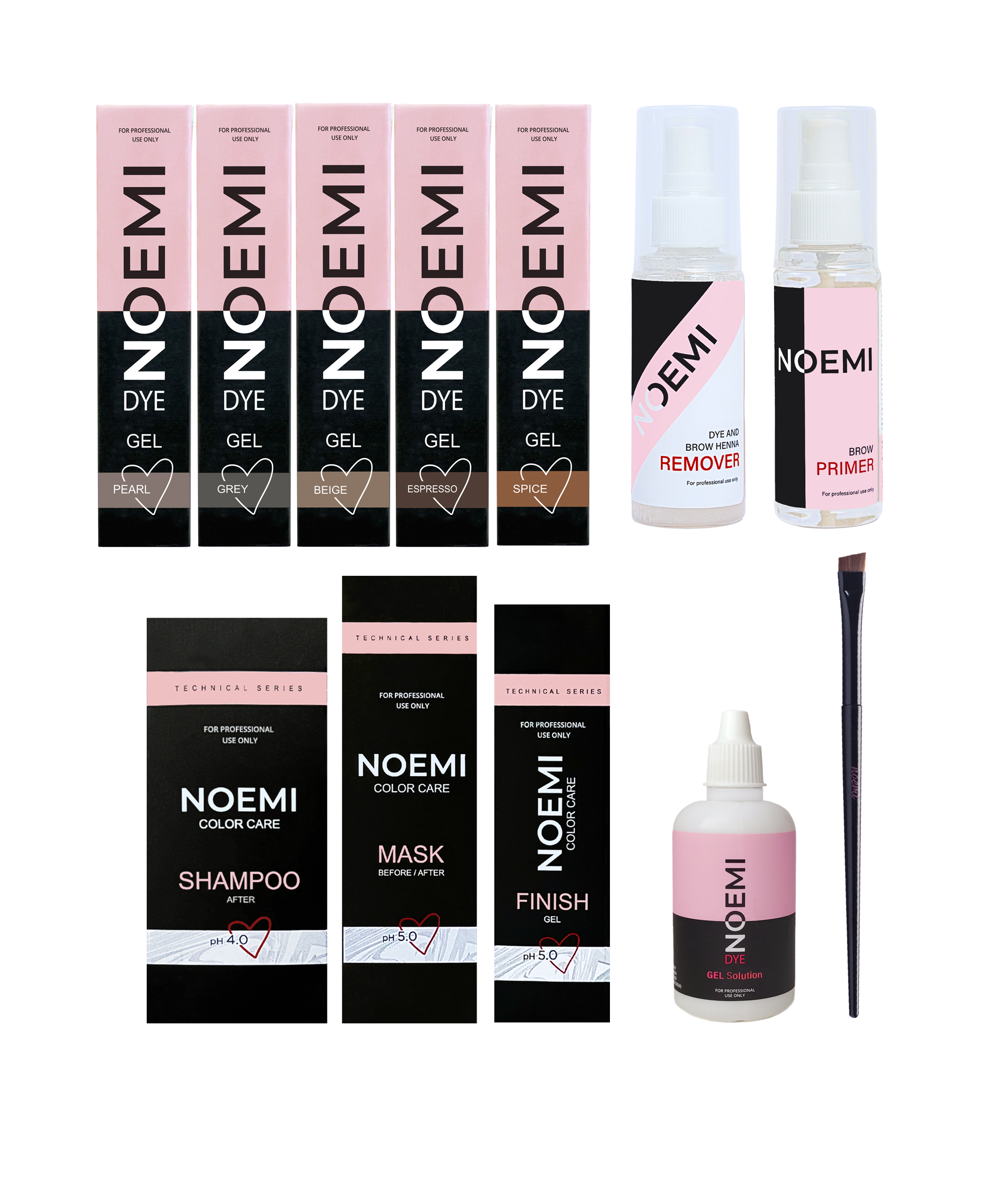 Gel dye - Professional Kit