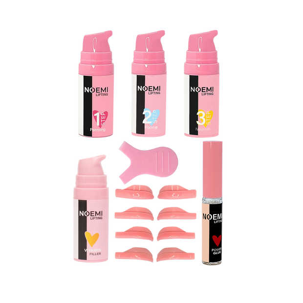 Noemi Lash & Brow Set Pump with Vitamin Filler