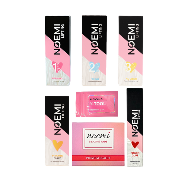 Noemi Lash & Brow Set Pump with Vitamin Filler