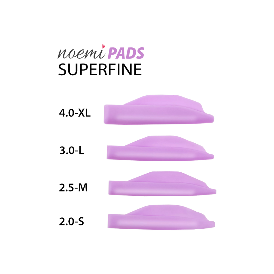 Superfine Silicone Pads - 3 Pairs