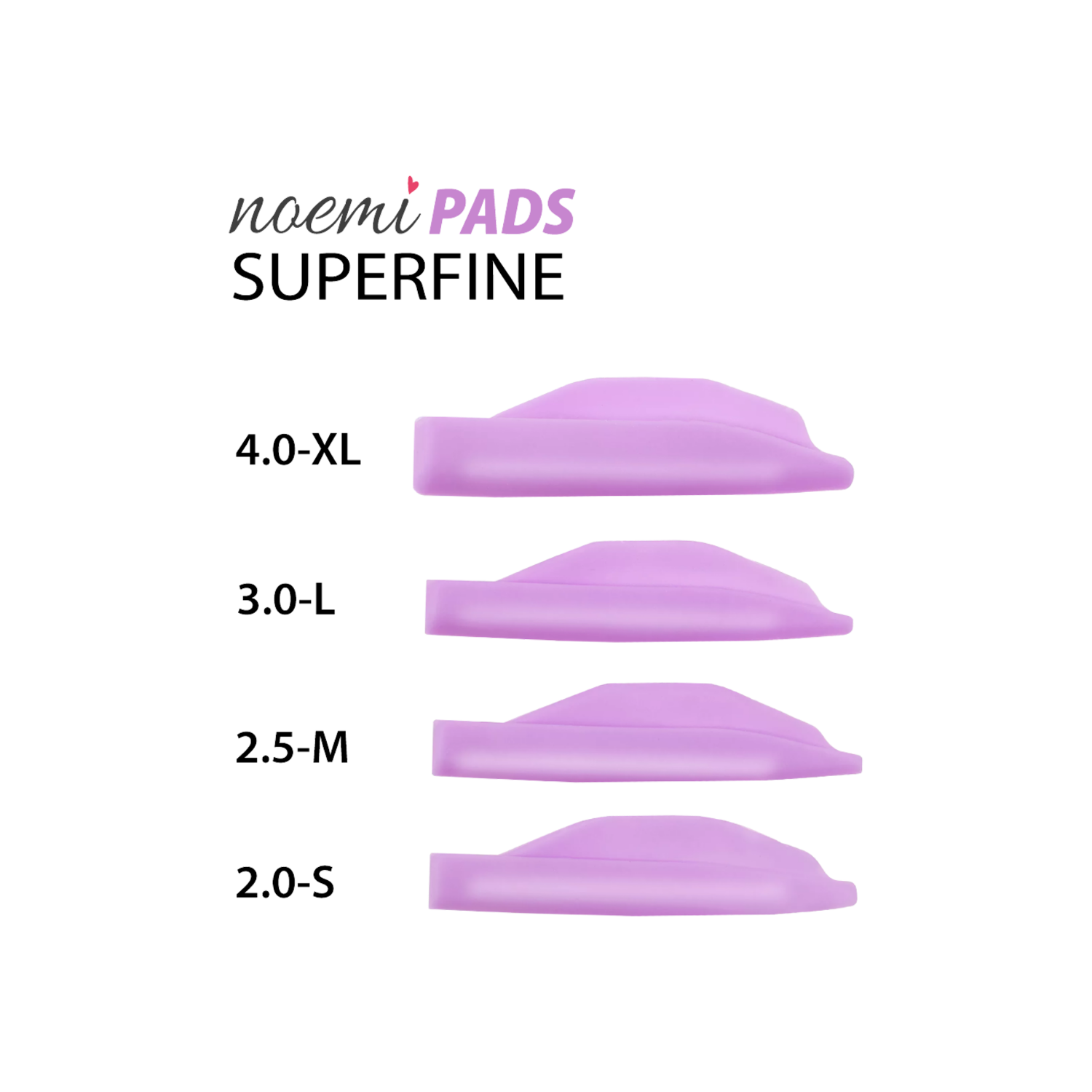Superfine Silicone Pads - 3 Pairs