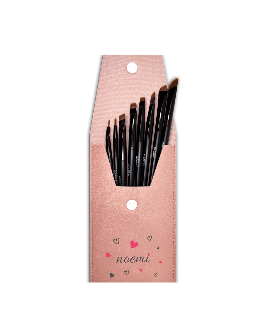 Brush Set with Case – 8 Brushes