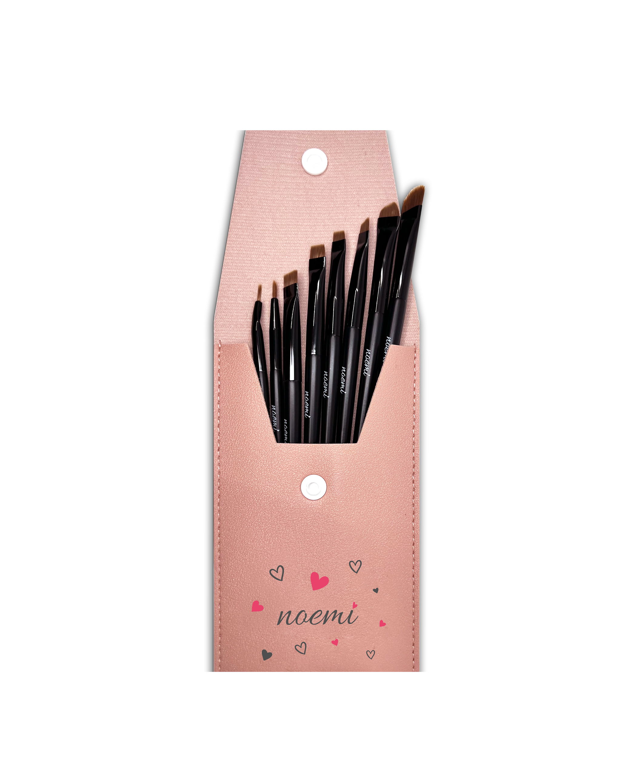 Brush Set with Case – 8 Brushes