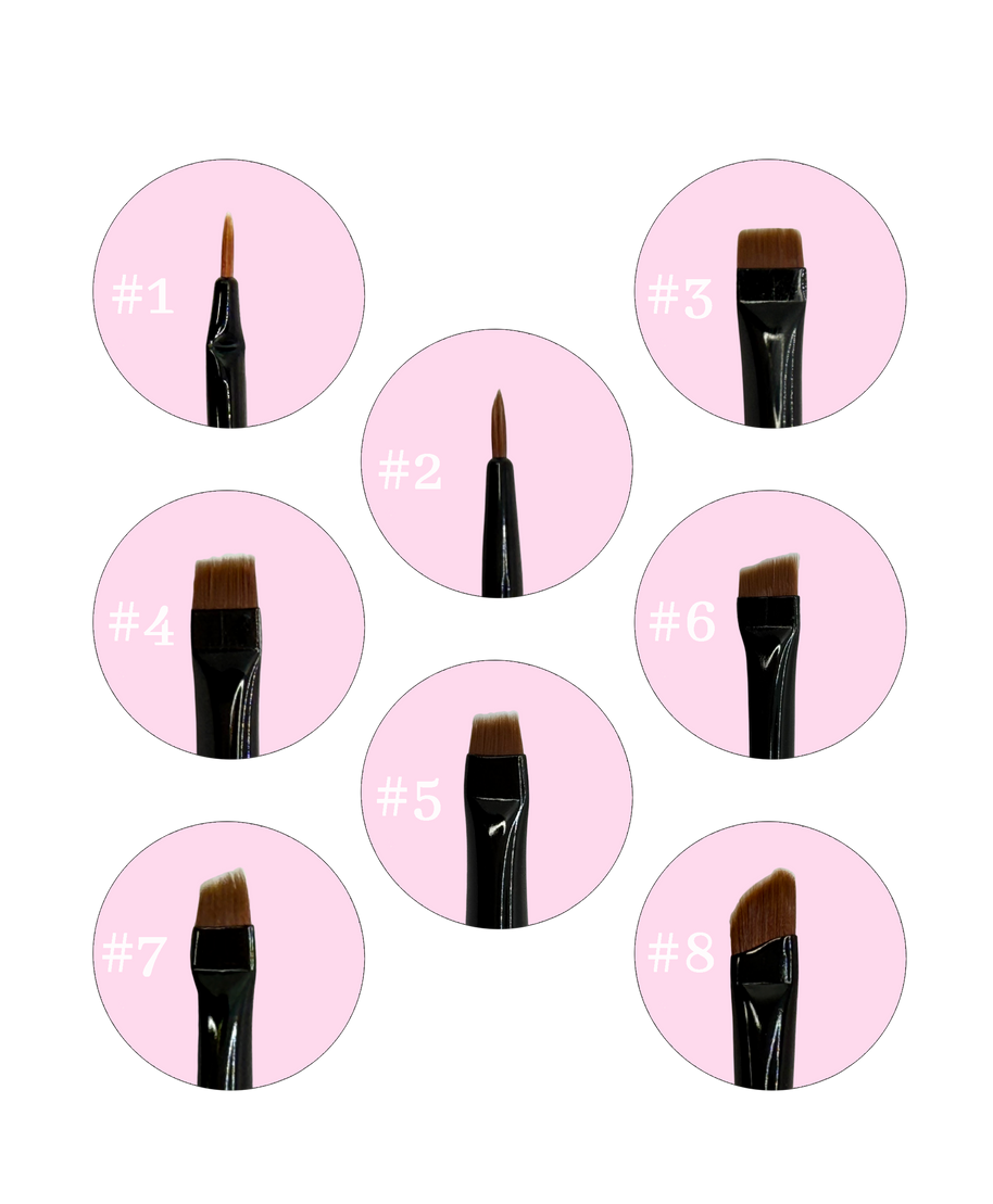 Brush Set with Case – 8 Brushes