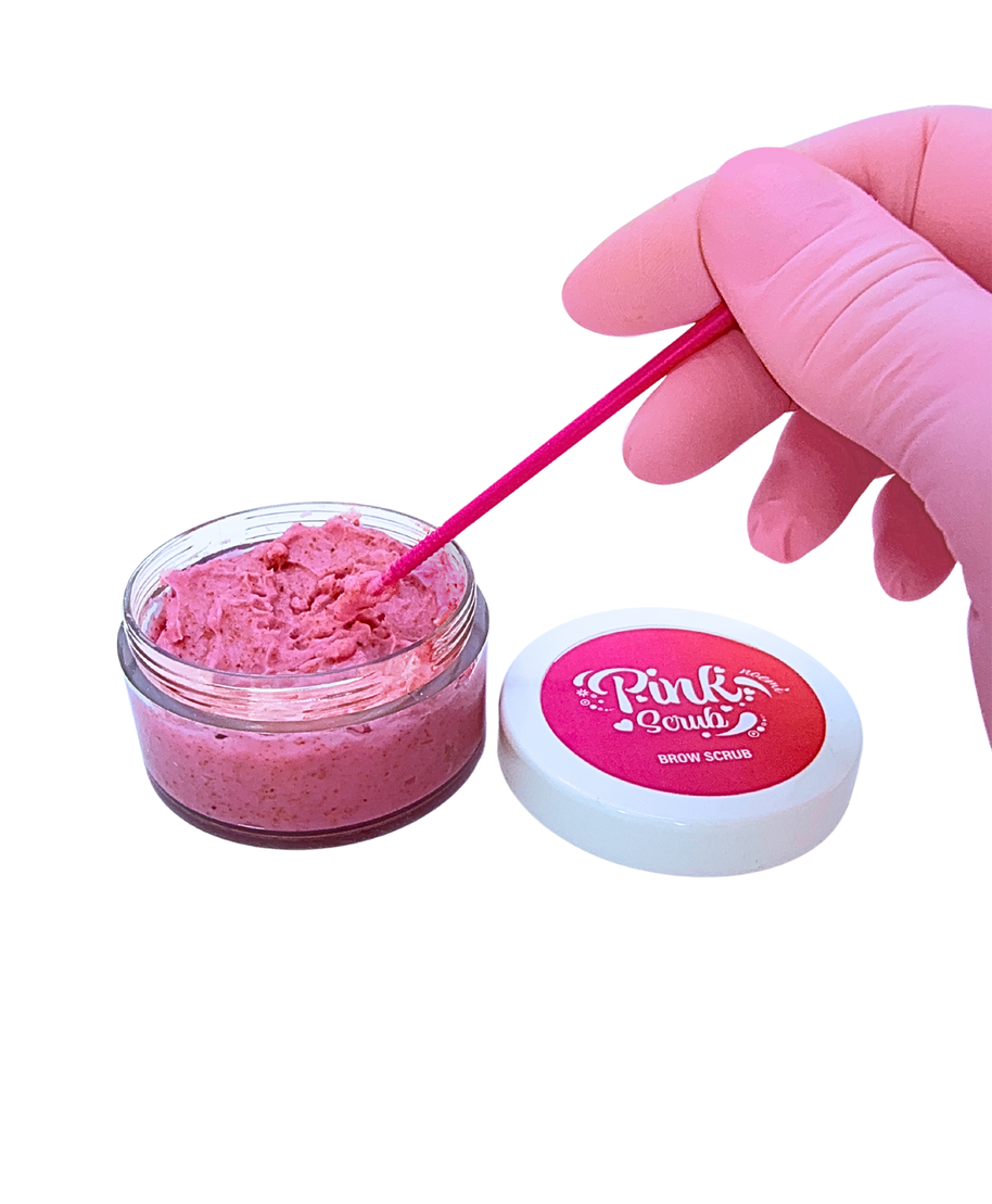 Pink Brow Scrub