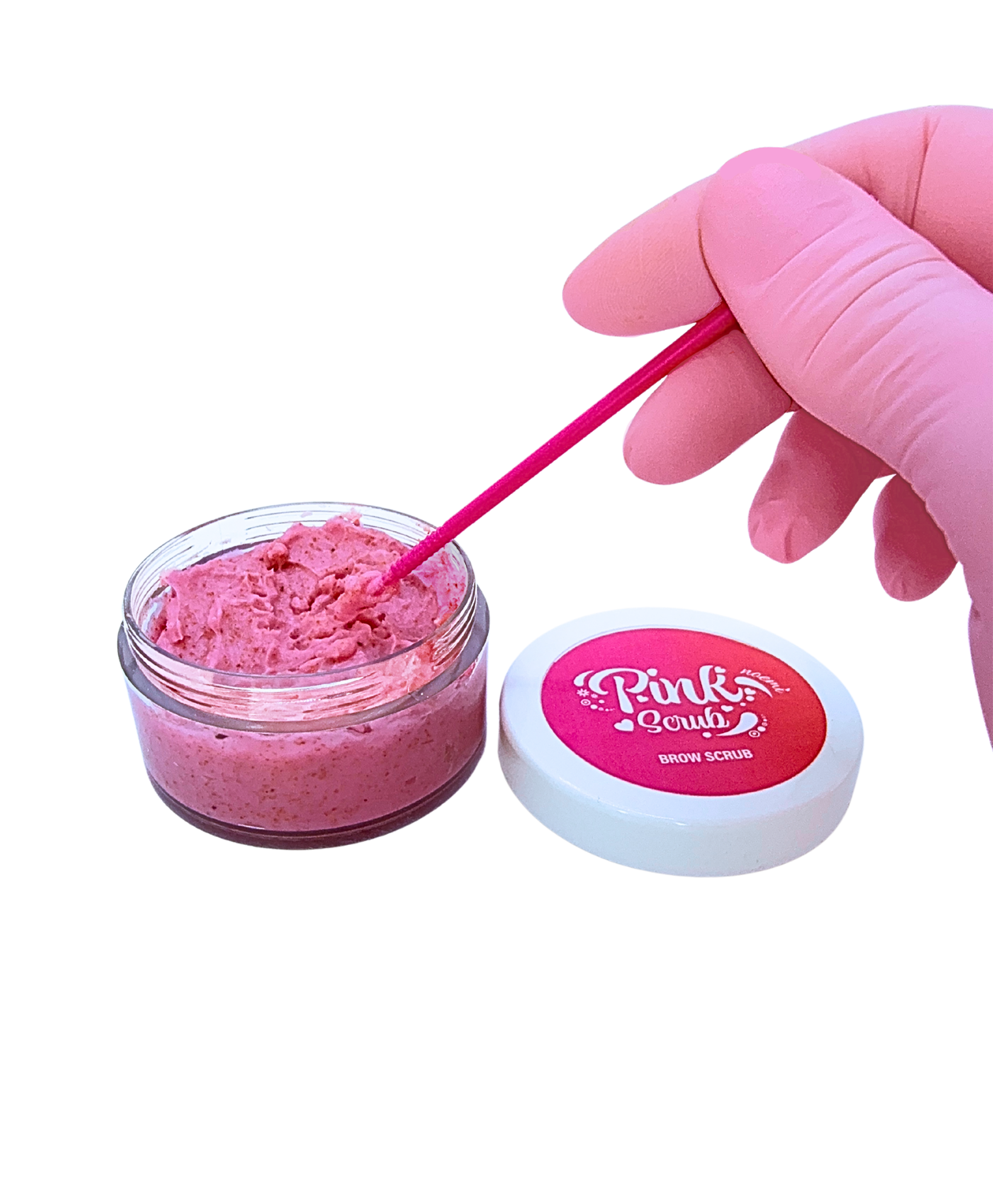 Pink Brow Scrub