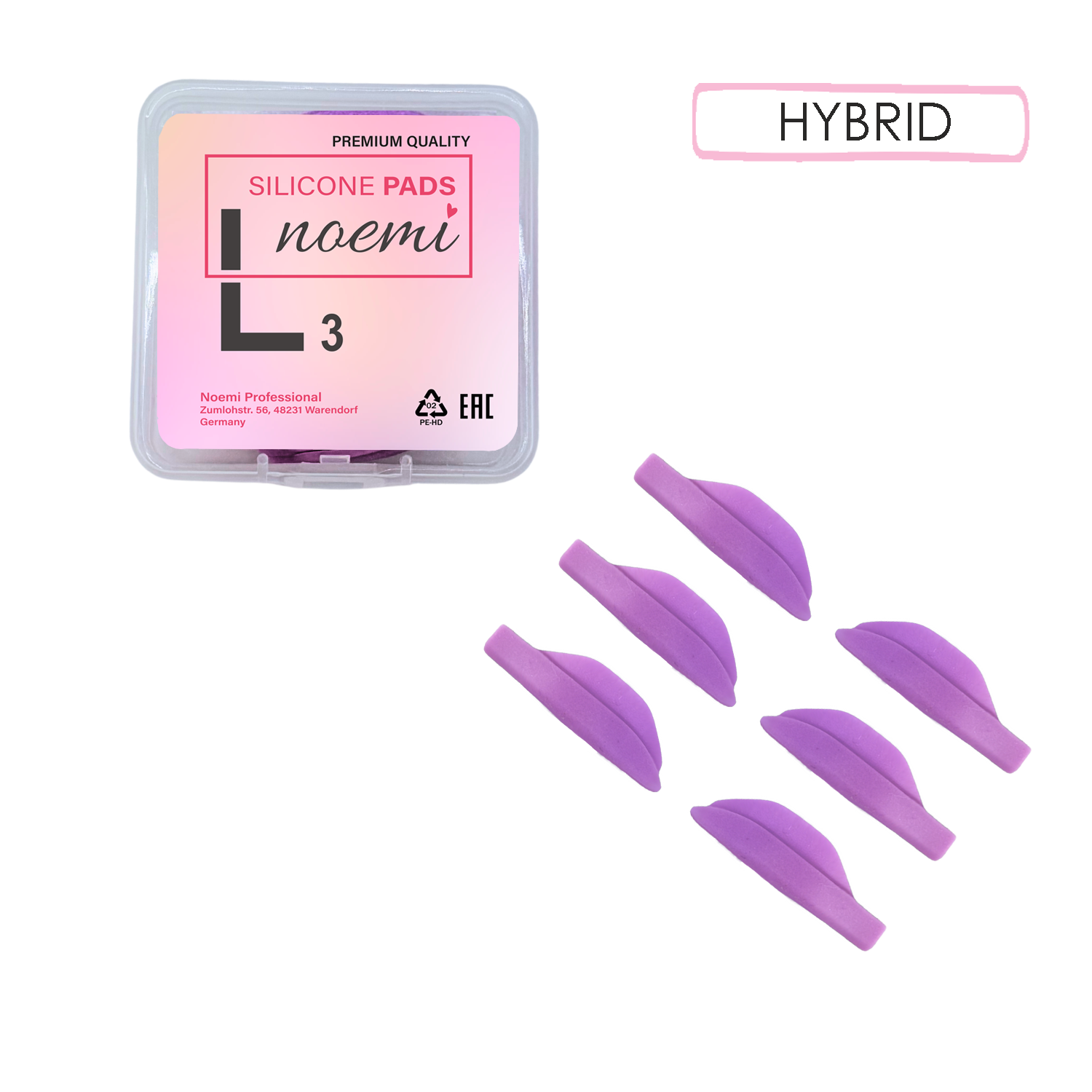 Superfine Silicone Pads - 3 Pairs