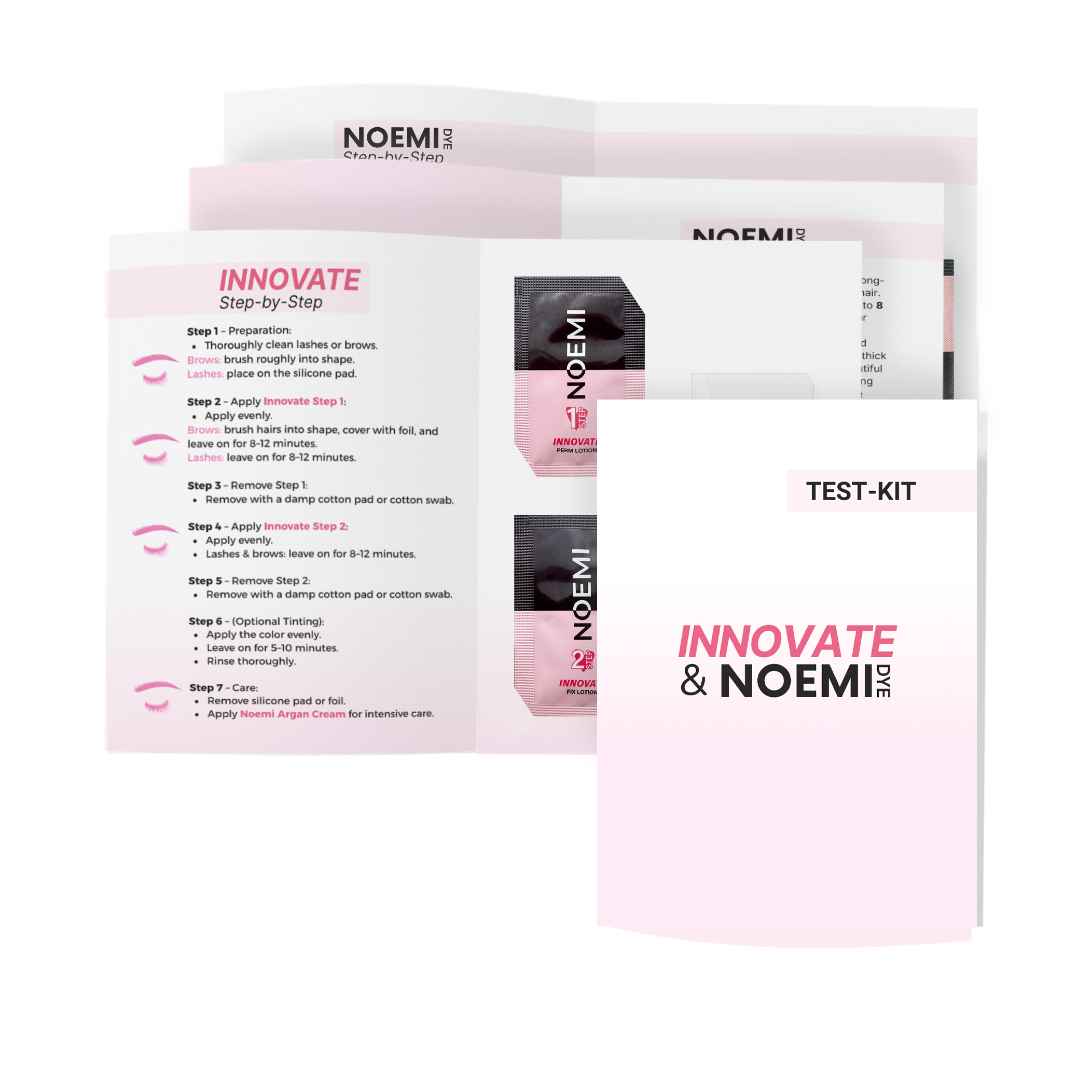 Noemi Flyer - Innovate & Dye Test-Kit