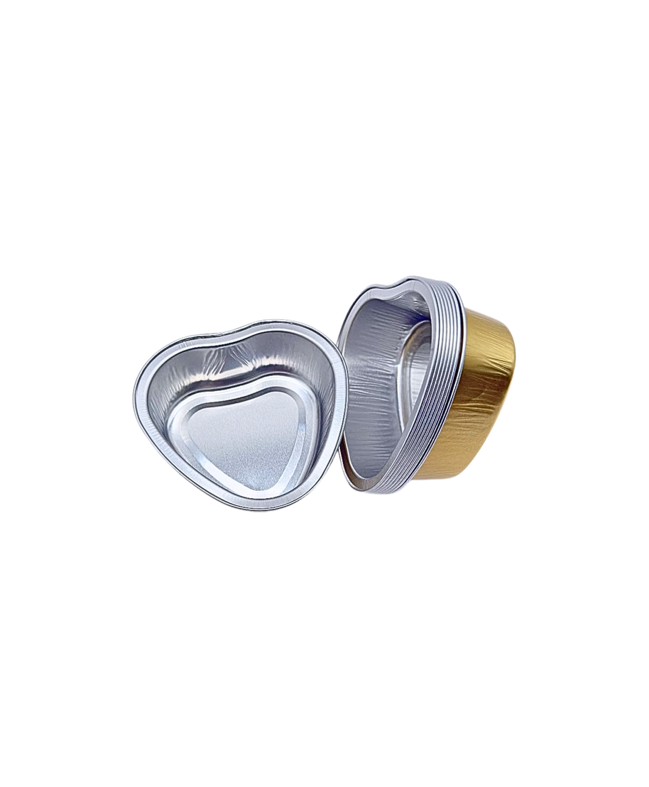 Aluminum Wax Bowls – Heart-Shaped