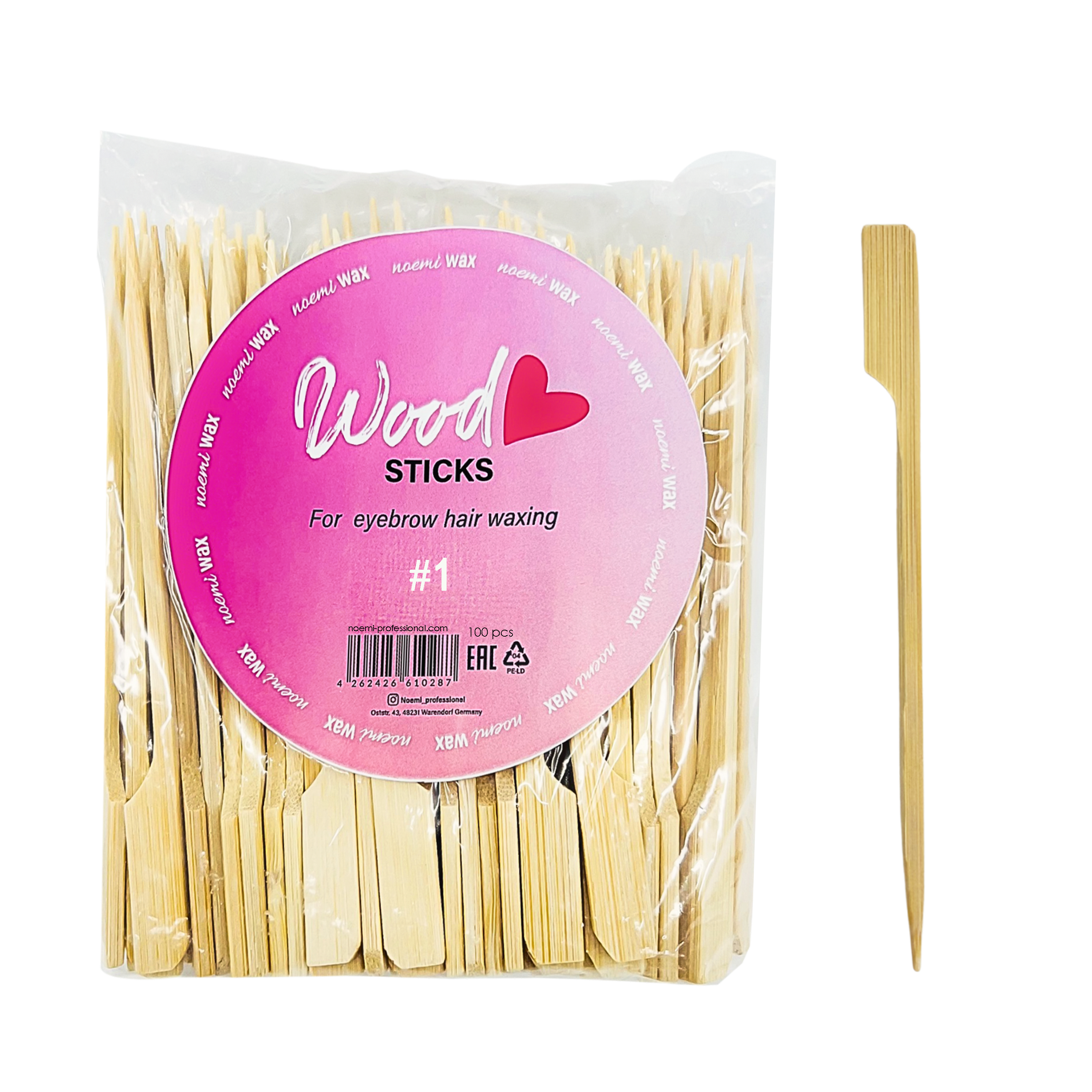 Wooden Wax Sticks - #1