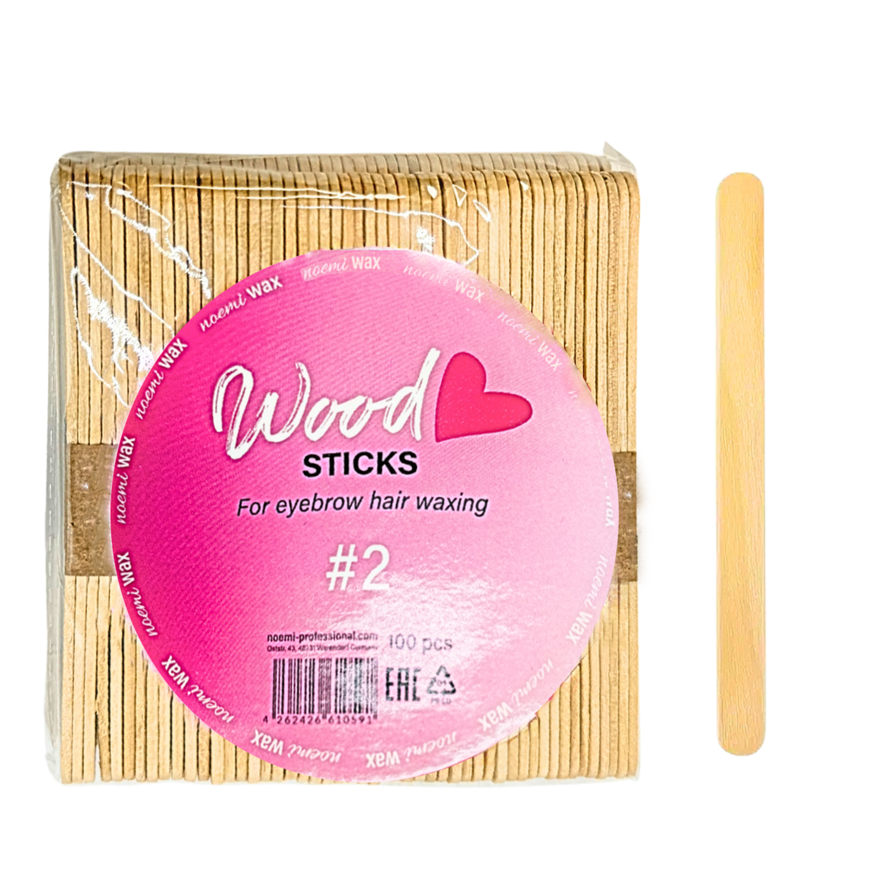 Wooden Wax Sticks - #2